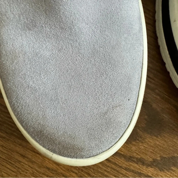 Stuart Weitzman 612 Dove Tail Blue Gray Suede leather sneakers Women’s size 8.5 - Picture 14 of 16